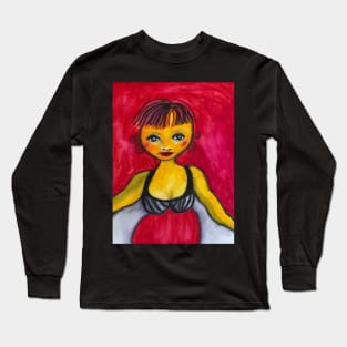 Crimson Lady Long Sleeve T-Shirt